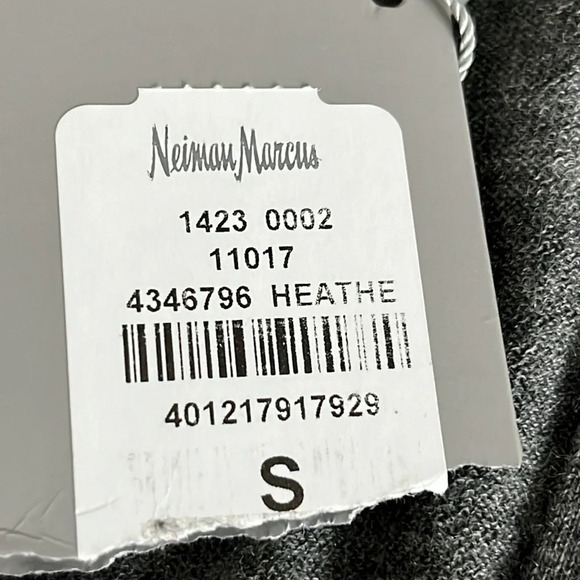 Neiman Marcus The Cashmere Collection Cardigan in Heather Grey - NEW - Small - Picture 6 of 9